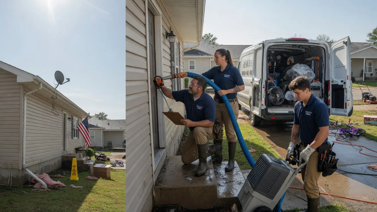 Ceiling Water Damage Restoration in Lovington, IL near me